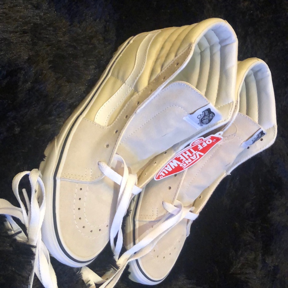 Hi top birch true white Vans